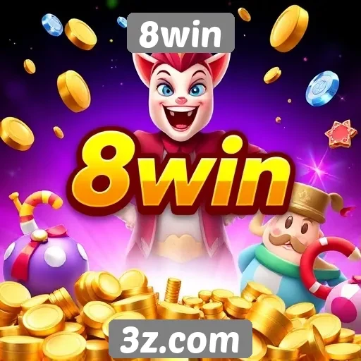 Variedade de jogos disponíveis no 8win