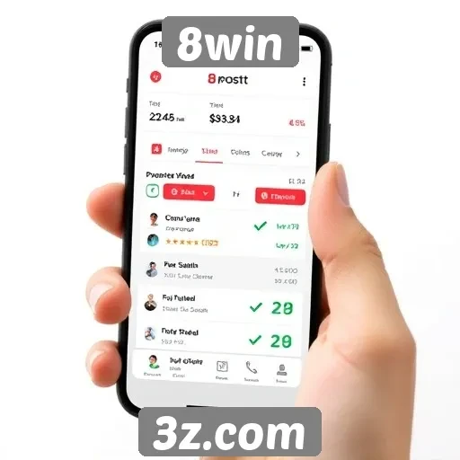 Experiência de usuário no 8win é otimizada para mobile